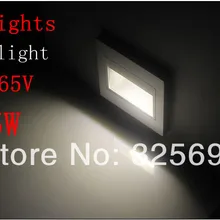 Встроенный в рампы Основа для макияжа лица лампа углу небольшой ночной лампы светодиодные лестницы света посещаемость