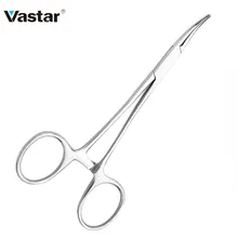 Vastar гемостатические щипцы для домашних животных зажим для волос рыболовные фиксирующие плоскогубцы инструменты для эпиляции изогнутые/прямые 12,5 см 16 18 см ручной инструмент