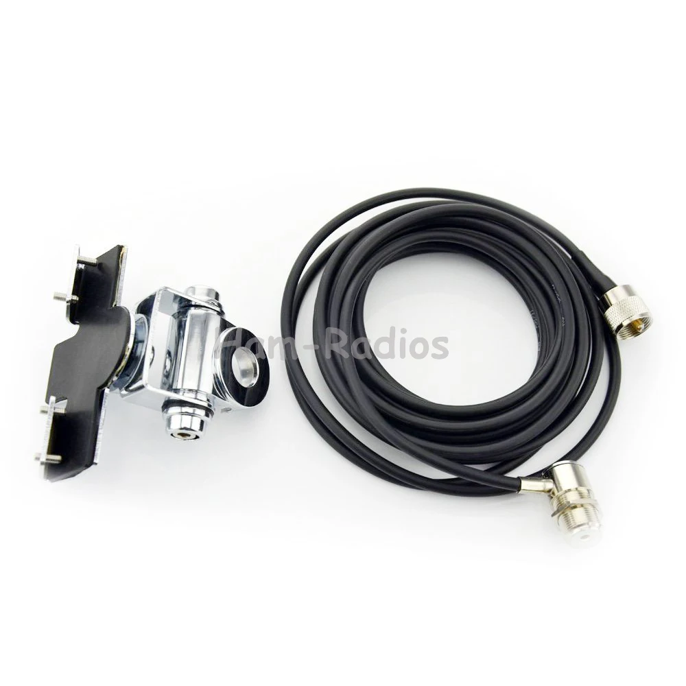 Nagoya RB-400  Car Antenna Mount Bracket with RG-58U 5 Meter Cable  For Mobile Car Radio QYT KT-8900D BAOJIE BJ-218 Accessories  Nagoya RB-400  Car Antenna Mount Bracket with RG-58U 5 Meter Cable  For Mobile Car Radio QYT KT-8900D BAOJIE BJ-218 Accessories