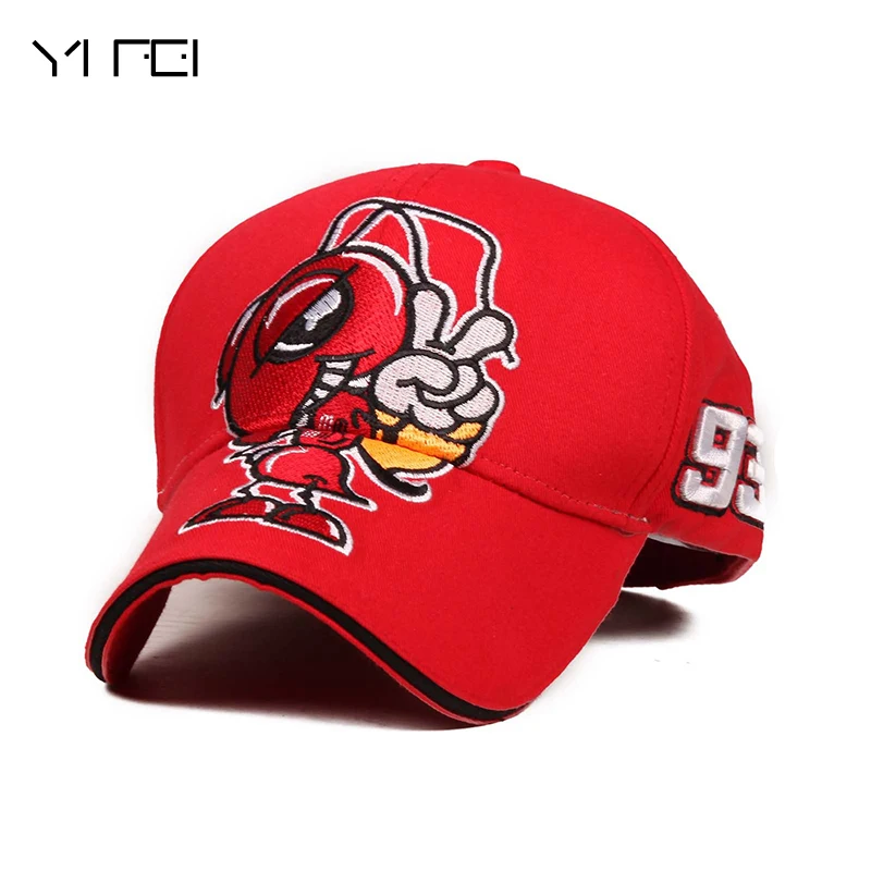 

New Autumn Summer Motorcycle MOTO Repsol Wing Honda 93 Baseball Cap Snapback Motocross Race Cap Adjustable Oudoor Caps