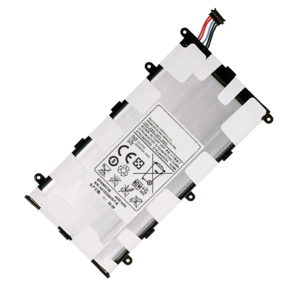 SP4960C3B Replacement Battery for Samsung Galaxy Tab 2 7.0 GT P3100 GT