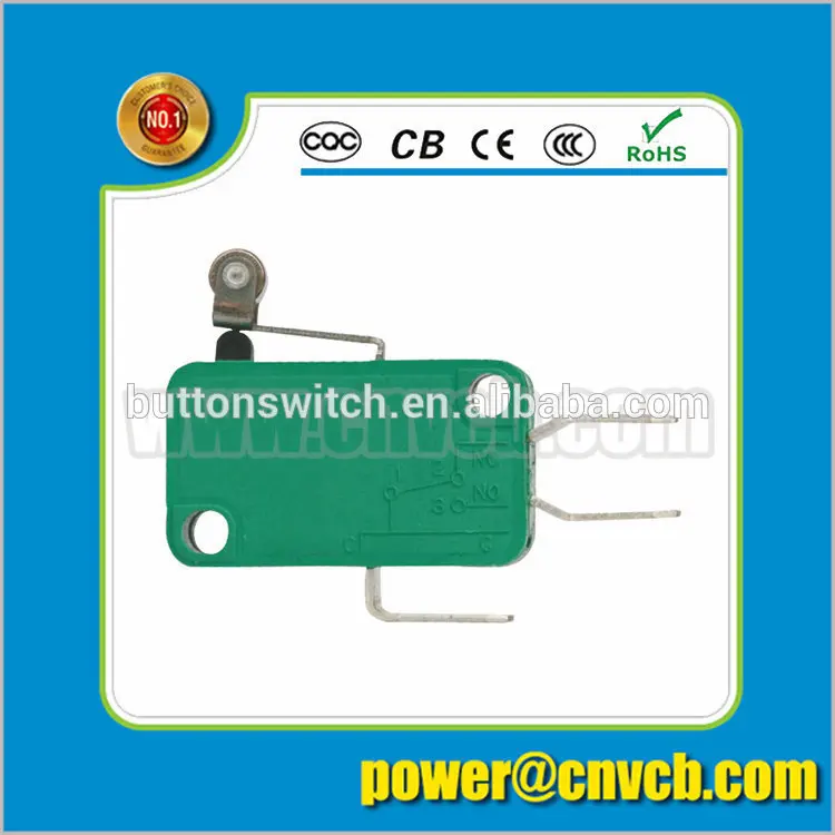 KW8-3 Solder terminal micro switch with short roller lever t85 micro switch