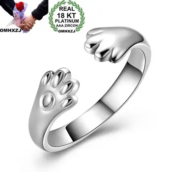 OMHXZJ Wholesale Personality Fashion OL Woman Girl Party Wedding Gift Gold White Cat Claw 18KT Yellow Gold White Gold Ring RN38
OMHXZJ Wholesale Personality Fashion OL Woman Girl Party Wedding Gift Gold White Cat Claw 18KT Yellow Gold White Gold Ring RN38