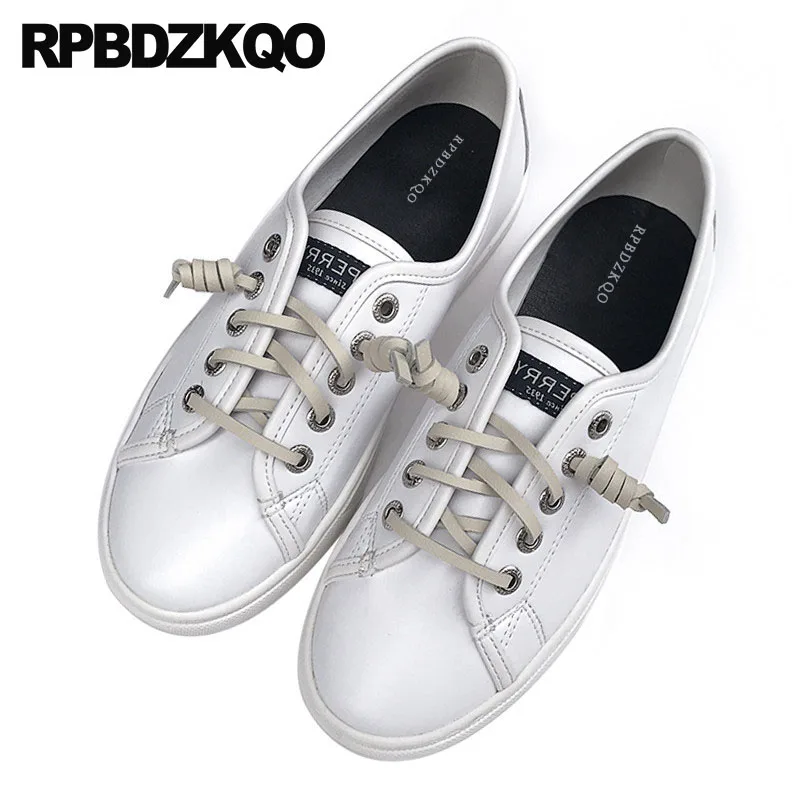 Dames Sneakers De Lacets Chinois À Marche Rond Chine Blanc 2018 Bout Appartements Formateurs Printemps Femmes Chaussures Designer Automne mNvnw80O