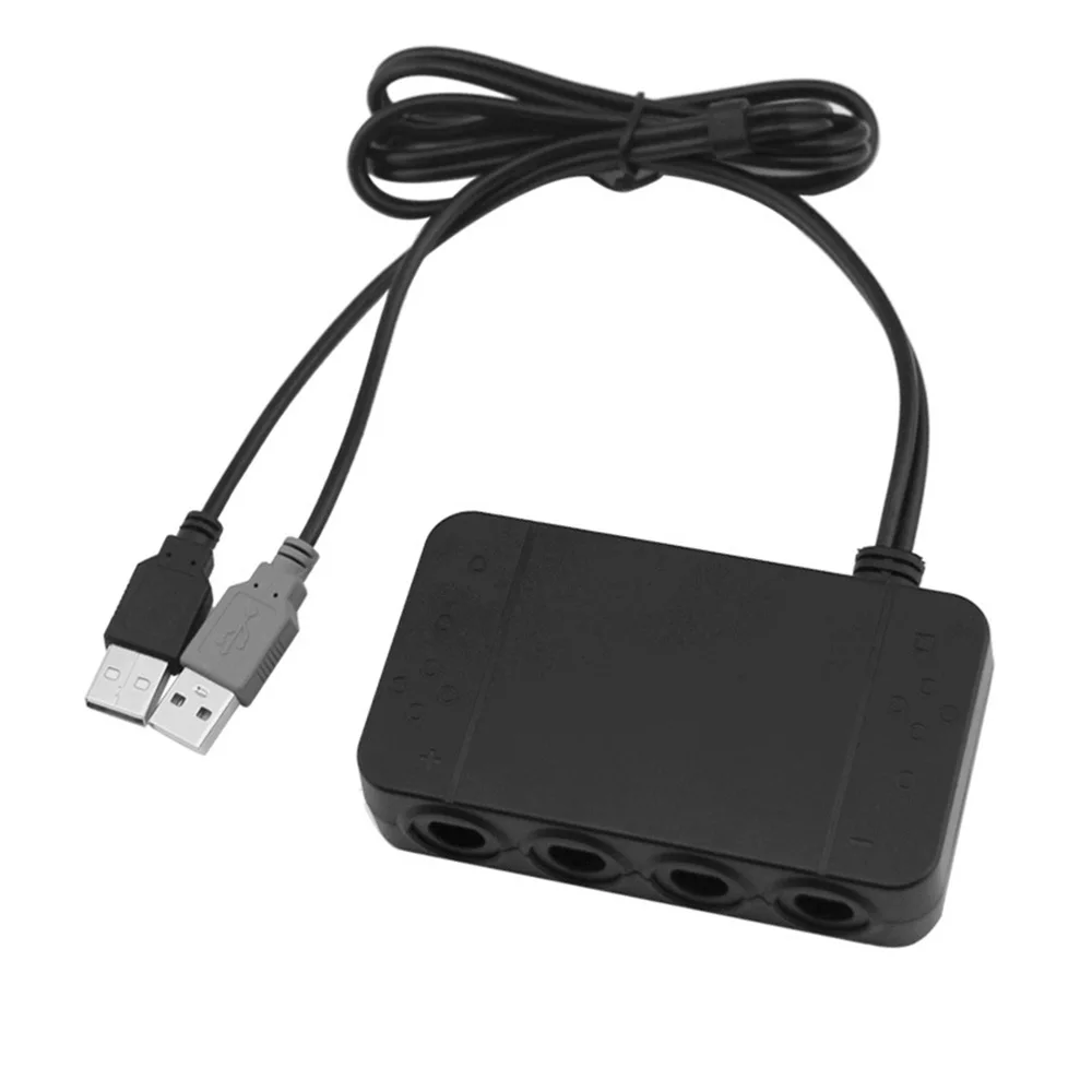 DISOUR Ngc в wiiu конвертер USB адаптер для GameCube горячий 4 порта для ПК игровые аксессуары рулевое управление WIIU/переключатель/ручка ПК