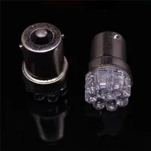 2 adet 1156 düşük tüketim yüksek güç taşınabilir oto araba dönüş sinyali kuyruk fren 9 LED ışık ampul 382 BA15S P21W r5W lambası #267489