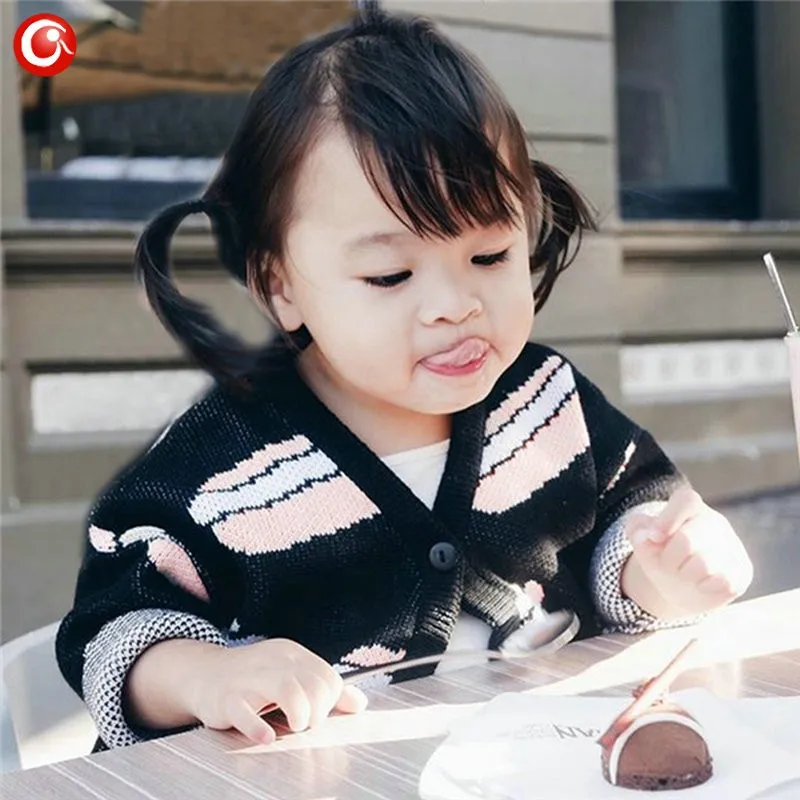 12M-4T AutumnWinter Children Girls Cardigan Fashion Cotton Kids Boys Sweater Baby Knit Open Stitch Jumper Clothes For Christmas (8)