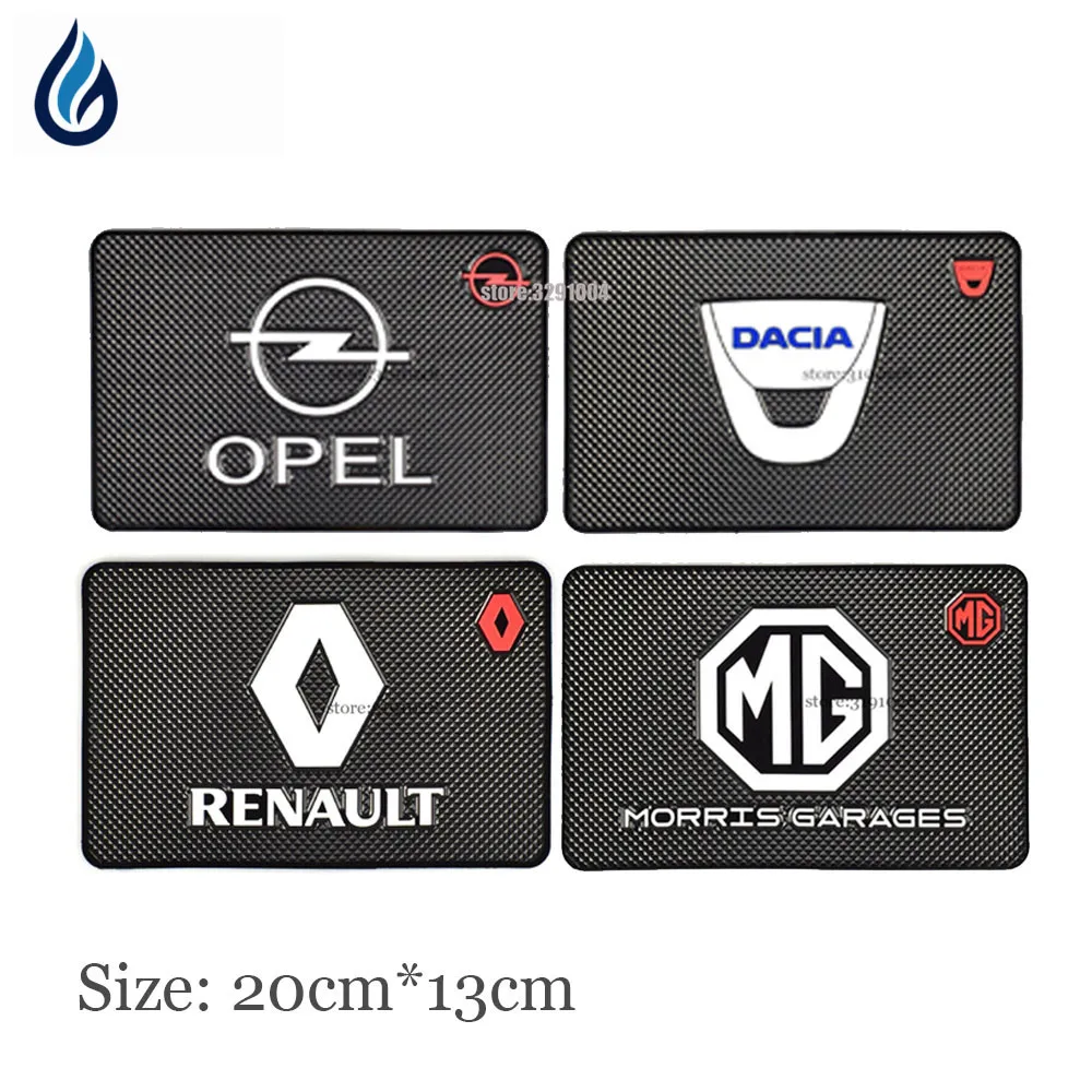 

For Renault MG Opel DACIA Car Anti-Slip Mat Sticky Pad Interior Dashboard Non Slip Mat For Phone Sunglass Holder Accessories