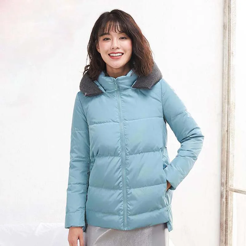 FemmeGilet Femme L Sans blanc eu Pour M Manches Coton Capuche tag En Kindoyo Veste À 1cFKlJT