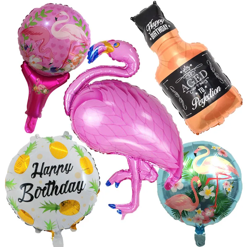 

1Pcs/lot Flamingo Pineapple Watermelon Balloons Baby Shower Birthday Summer theme Party Fruit Helium Globos Decor Supplies Toys