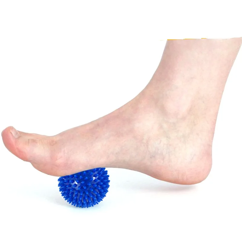 7.5 CM PVC Yoga Balls Footful Spiky Massage Thorn Acupressure Ball Trigger Point Sport Fitness Hand Foot Pain Relief