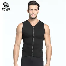 3 мм погружение жилет неопрен защиту от холода Водонепроницаемый водолазный костюм мокрой одежды куртка для дайвинга Дайвинг жилет мужской Размеры S-XXL MY083