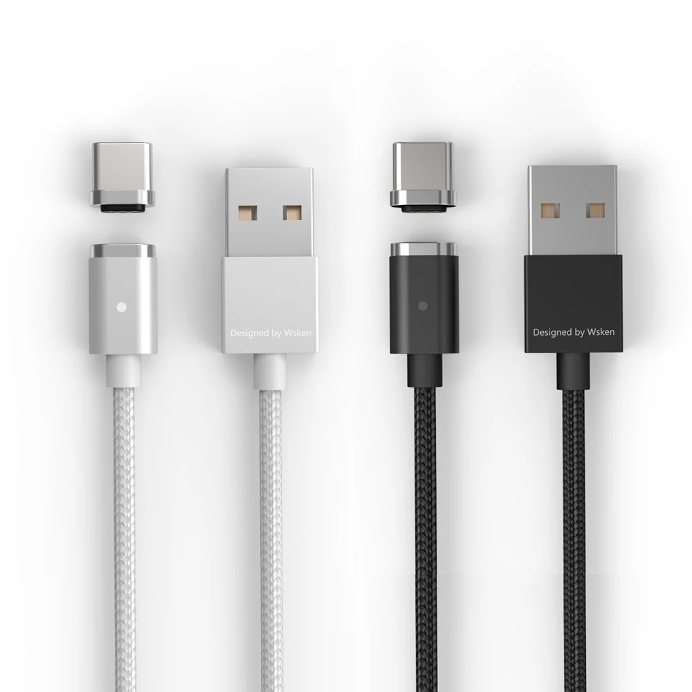 Магнитный usb type-C кабель USB C Магнитный зарядный кабель для SAMSUNG S8 note8 HUAWEI кабели для мобильных телефонов USB-C type-C для Xiaomi