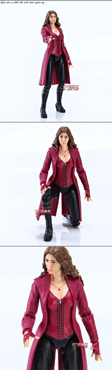 Капитан Америка: Civil War SCARLET WITCH ПВХ фигурка Коллекционная модель игрушки