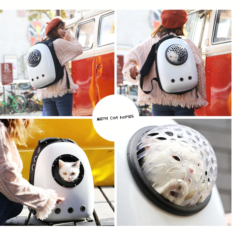 17cm Transparent Acrylic Breathable Dome Case for Pet Carrier Backpack