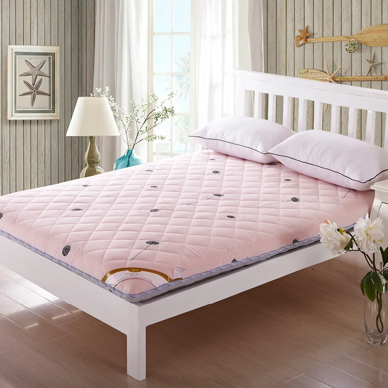 Толстый теплый складной одинарный или двойной матрас Модный Топпер стеганая кровать