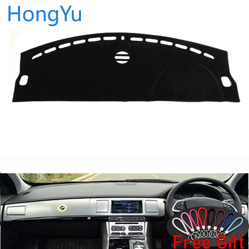  Auto Car Dashboard Cover Dash Mat Board Pad Carpet Dashmat Interior Mats for Jaguar xf 2010 - 2015 