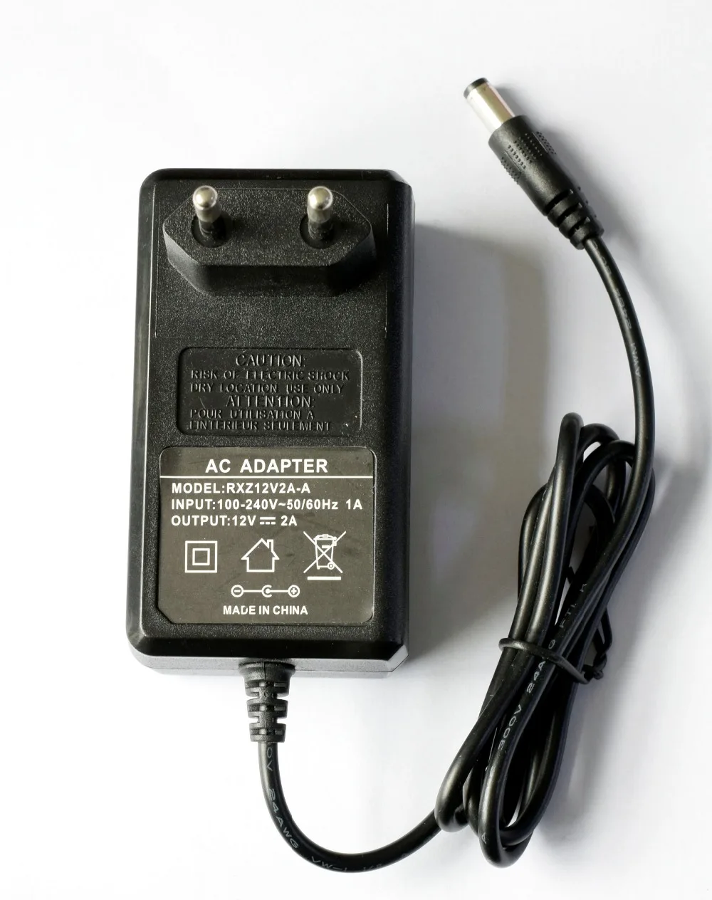  2.1mm x 5.5mm DC 12V 2A Power Supply Adapter CCTV Security IP Camera US AU EU UK Plug Esunstar - 4.00004E+12