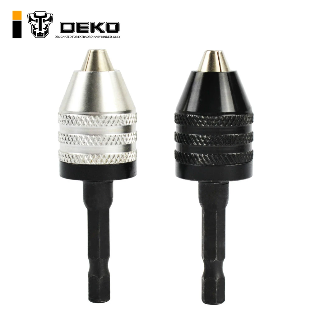 

DEKO Electric Grinding Accessories Three-jaw Universal Chuck Hexagonal Shank Chuck 1pc