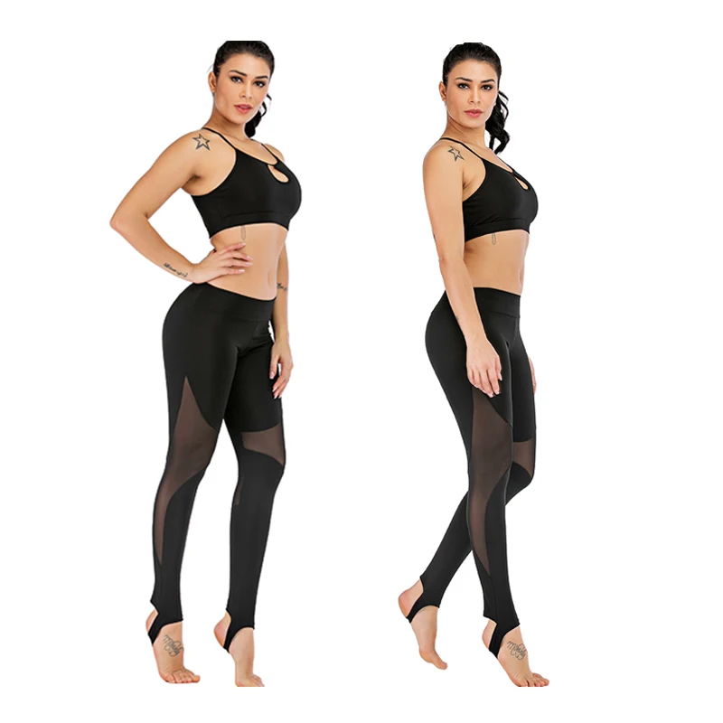 gym leggings and bra set