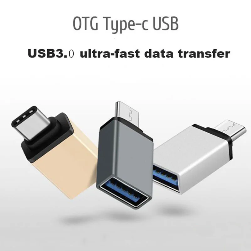 CatXaa USB 3,0 type C OTG Кабель-адаптер для huawei Xiaomi 5 4C Macbook Nexus 6p type-C USB-C OTG конвертер для всех телефонов type-c