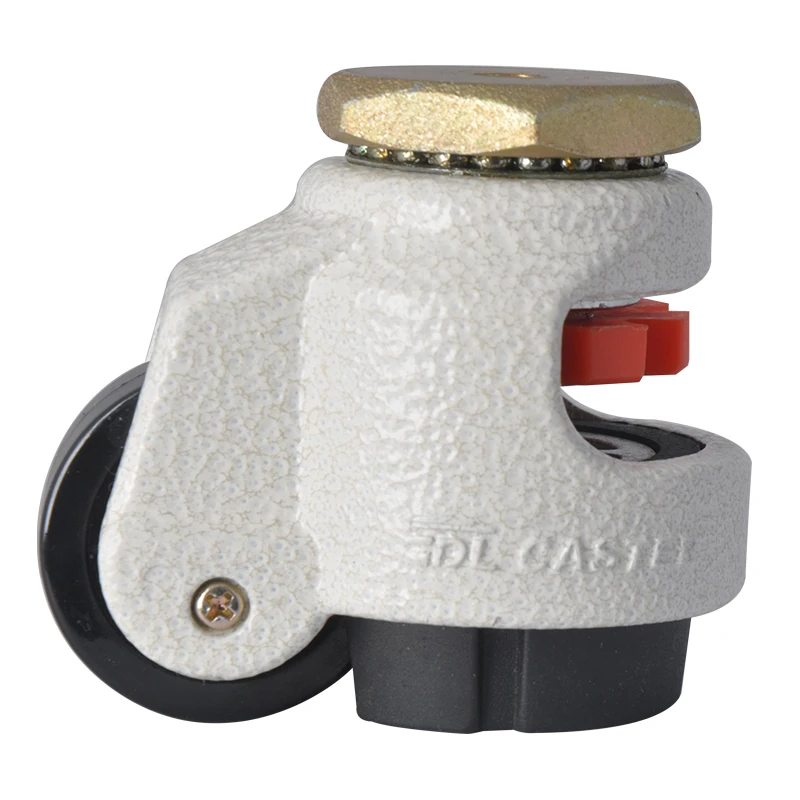 

4PCS EDL Foot Levelling Adjusted Nylon Support Industrial Thread Screw Casters GD-40S 50kg for Machine Equipment Castors Wheels