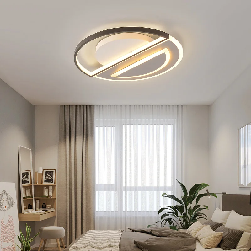 

Modern Ceiling Lights LED Lamp For Living Room Bedroom Study Room Coffe color surface mounted Ceiling Lamp Deco Free shipping