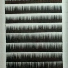 Соблазнительное наращивание бровей естественные кудри черный микс 5-8 мм