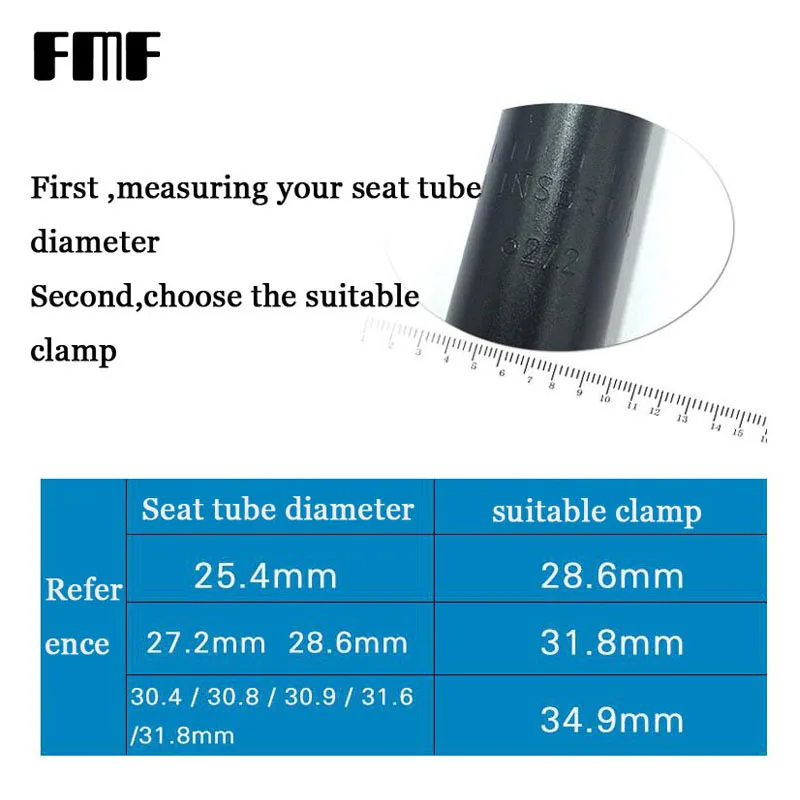 FMF зажим для велосипедных сидений, Алюминиевый зажим для горного велосипеда, Сверхлегкий зажим для трубки, запчасти для велосипеда, зажим для подседельного штыря 28,6/31,8 мм 34,9 мм