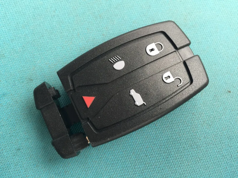 1Pc Replacement Key Blank For LAND ROVER FREELANDER 2 5 Buttons Remote Smart FOB Case Shell Uncut Blade