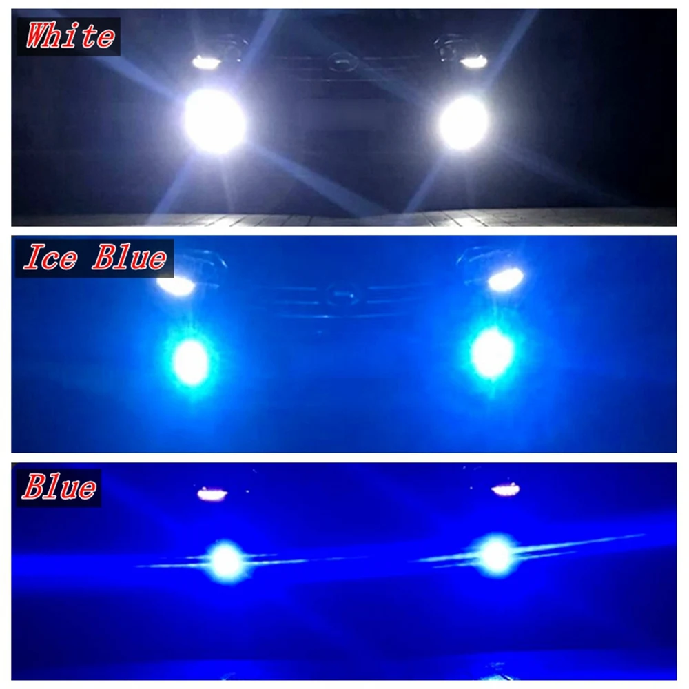 Tak Wai Lee, 2 шт., двойной светодиодный светильник с изменением цвета для автомобиля, лампа с постоянным изменением цвета, стильный источник света H1 H3 H7 H11 880, передняя противотуманная фара