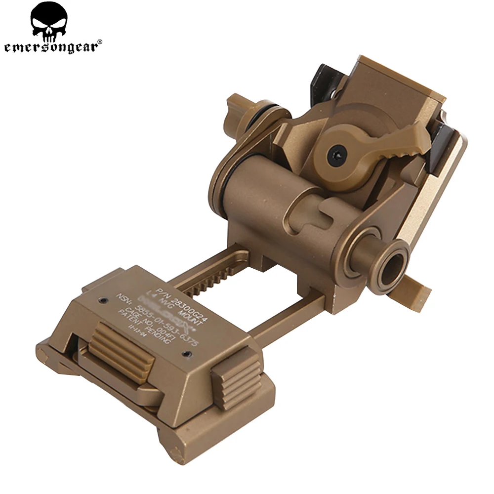 EMERSON Helmet L4G24 NVG Mount для очков ночного видения AN/PVS 7 14 15 18 21 MICH ACH EM7883| |