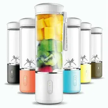 Лезвие из нержавеющей стали материал мини электрический USB портативный Личная Соковыжималка Блендер