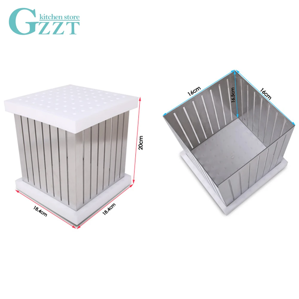 GZZT BBQ Skewers Maker Box 64 Holes Easy Barbecue Kebab Maker Meat Brochettes Skewer BBQ Tool Sets ABS Plastic+Stainless Steel