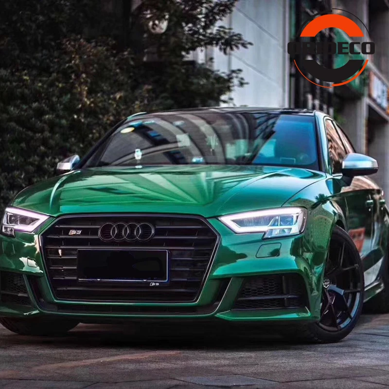 2019 New Olive Green Glossy Crystal 