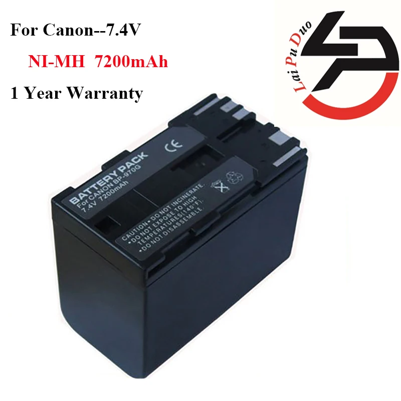 Brand New Replacement BP 970G High Quality Battery for Canon Camcorder