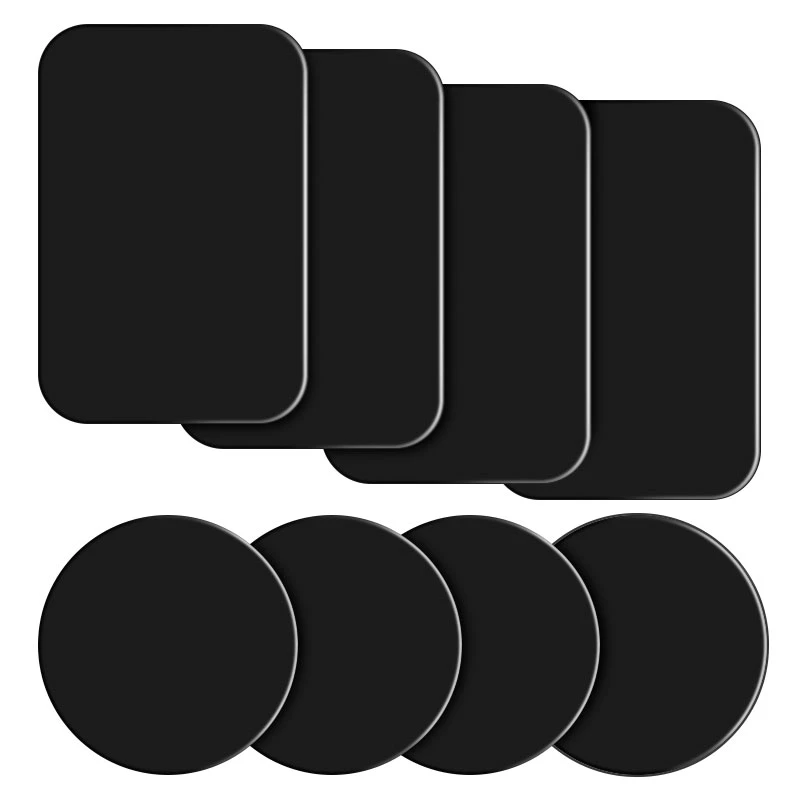 mobile phone stand for desk Universal Magnet Holder Accessories Replacement Metal Plate Magnetic Car Phone Holder Metal Plate Iron Plate With Adhesive cell phone stand holder