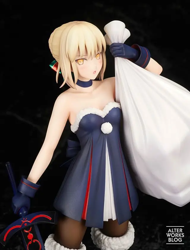 Новинка,, 23 см, Fate/stay night Saber Arturia Pendragon, Рождественская фигурка, коллекция игрушек, Рождественский подарок с коробкой