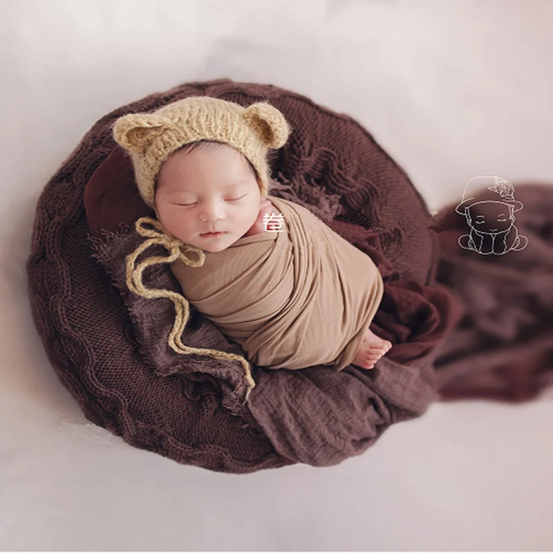Новорожденных фотографии мешок фасоли реквизит bebe мальчик fotografia круглый одеяла для новорожденных Фото стрельба принадлежности для фотосъемки