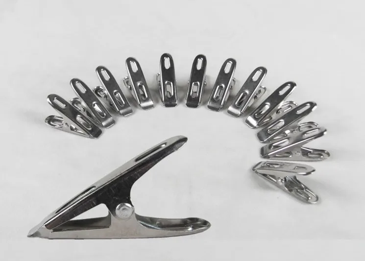 [Free shipping] Small Size Anti wind Stainless Steel Clips,Metal Clips