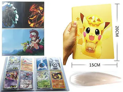 POKEMON альбомы 8 страниц 112 карт держатель для коллекционера