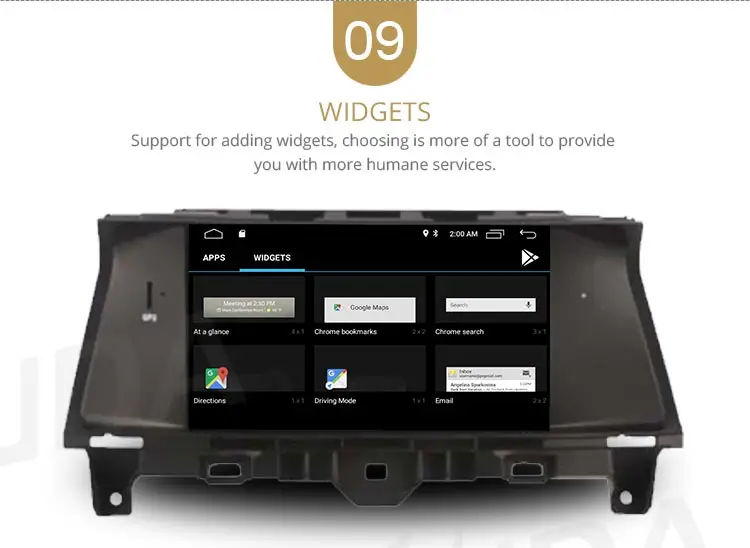 Top LJDA 1 Din Android 9.1 Car Radio For Honda Accord 2008-2015 WIFI Car Multimedia Player Stereo GPS Navigation DVD IPS Auto Audio 11