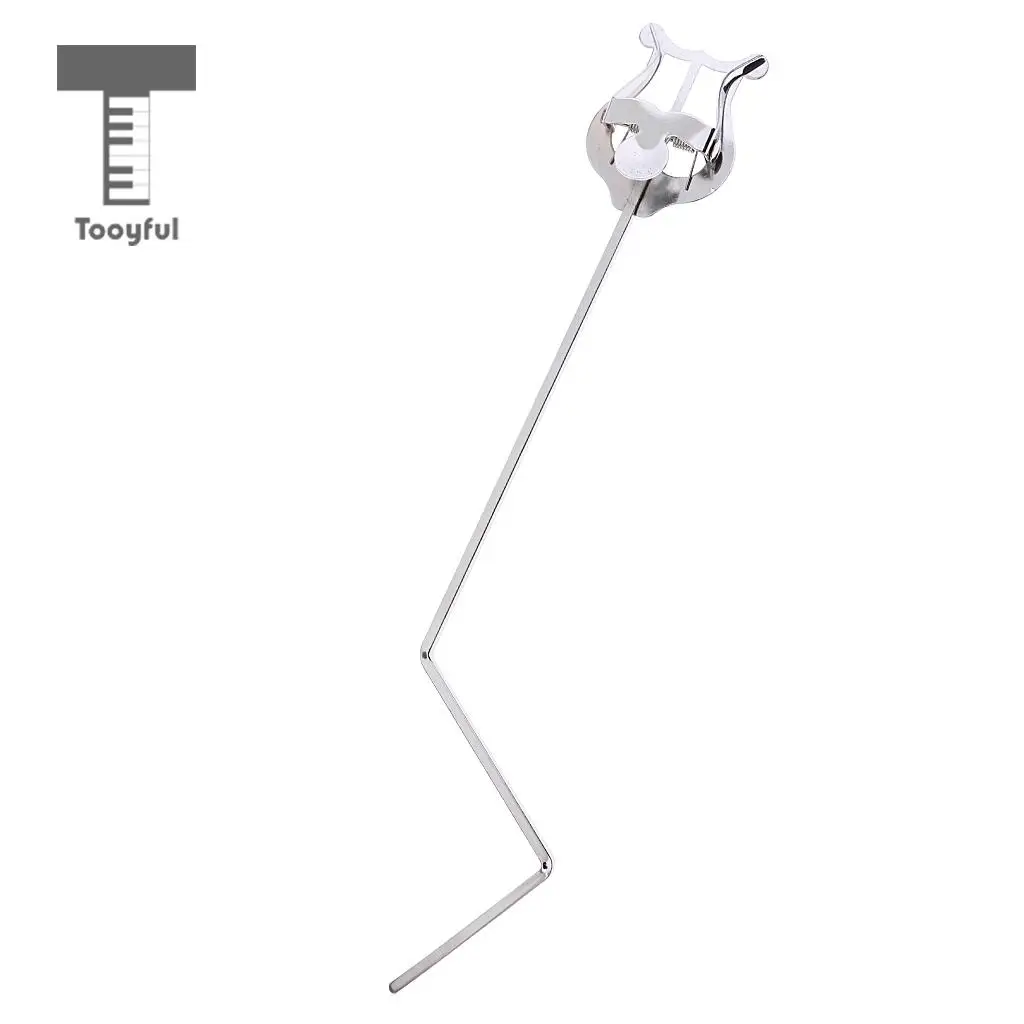 Tooyful Tenor Saxophone Lyre Sax Accessory for Marching Saxophone Players Silver 