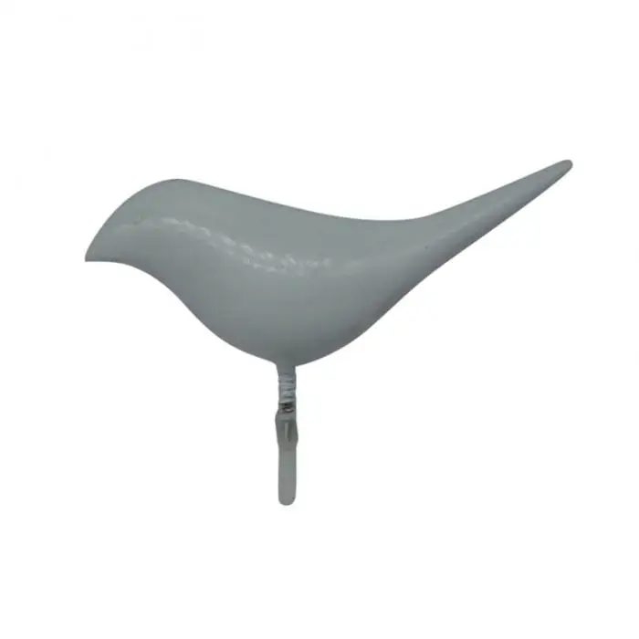 Креативная 3D птица украшение один крючок смолы настенная вешалка для шляп сумка пальто Крючки для гостиной спальни двери 66CY