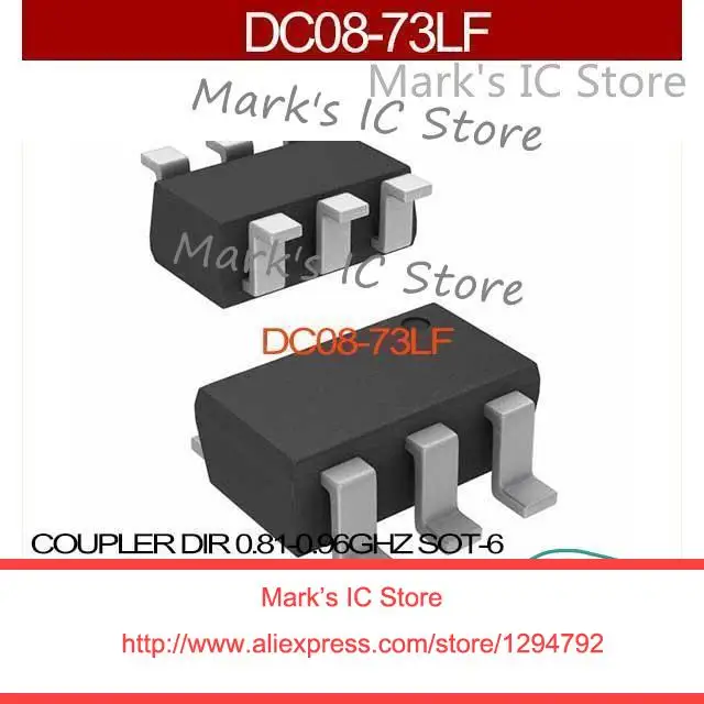 

DC08-73LF COUPLER DIR 0.81-0.96GHZ SOT-6 DC08-73LF
