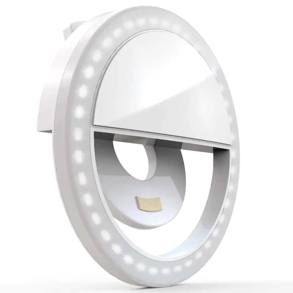 Селфи Свет USB LED Макияж Видео ringlight фотографическое освещение с лампами зарядка