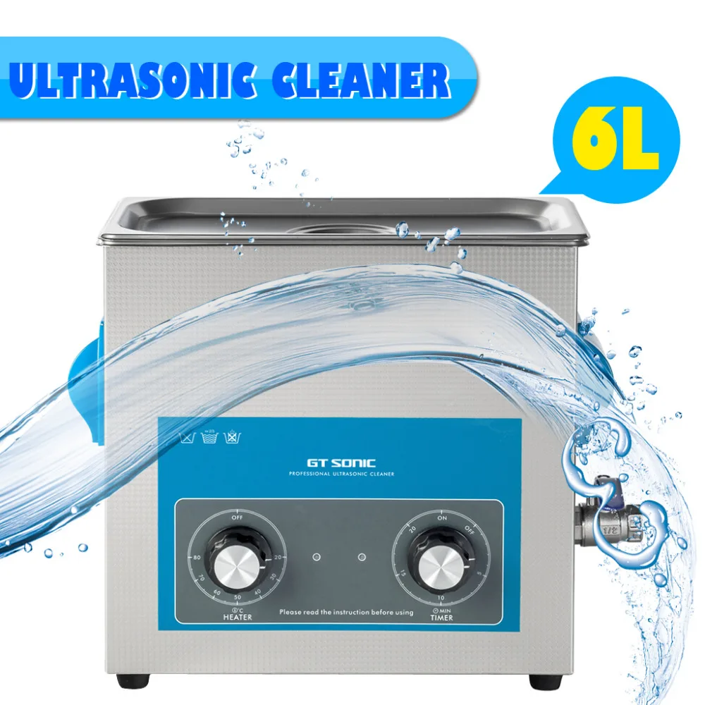 Милое кружевное фатиновое 6L цифровой ультразвуковой очиститель GT sonic VGT 1860QT|gt