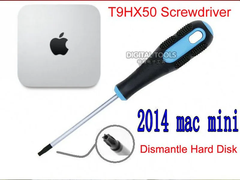 TR9 T9HX50 отвертка для демонтажа жесткого диска Apple Mac Mini Late Высокоуглеродистая сталь Магнитная точность