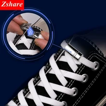 Новые эластичные магнитные фиксирующие шнурки креативные 1 секунда быстро не завязываются шнурки для обуви Детские Взрослые Унисекс Спортивные туфли со шнурками шнурки для обуви