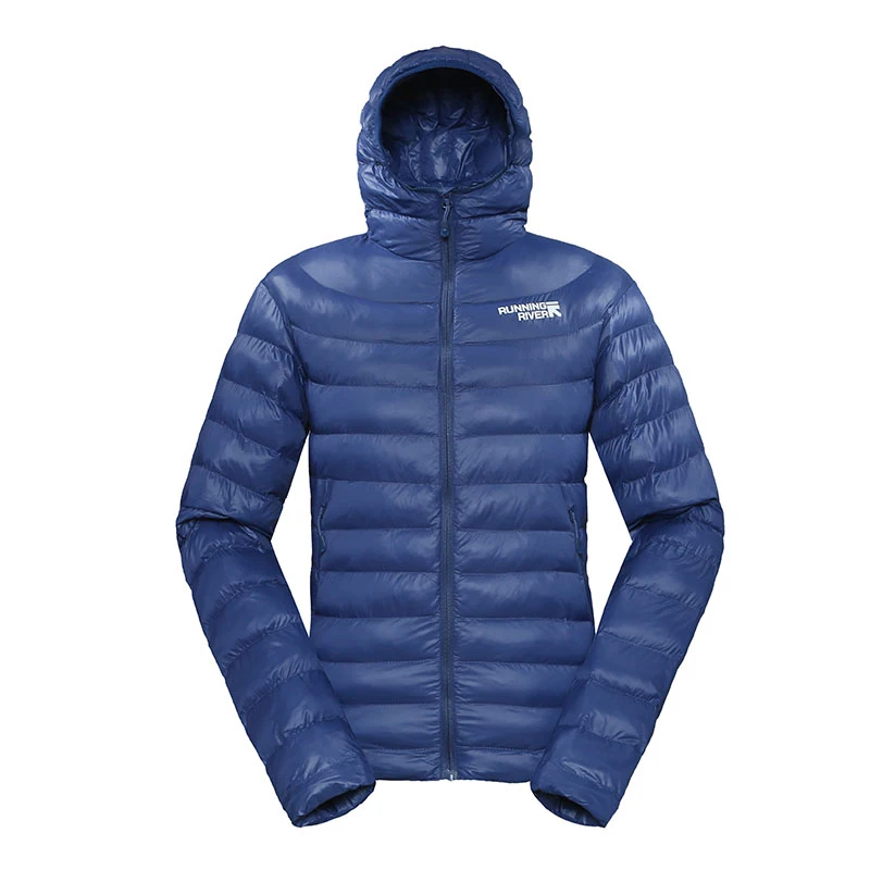 RUNNING RIVER Бренд Теплая Зимняя Куртка Для Мужчины Пальто Высокого Качества В Западном Модном Стиле#L4358N - Цвет: 269 Dark Blue